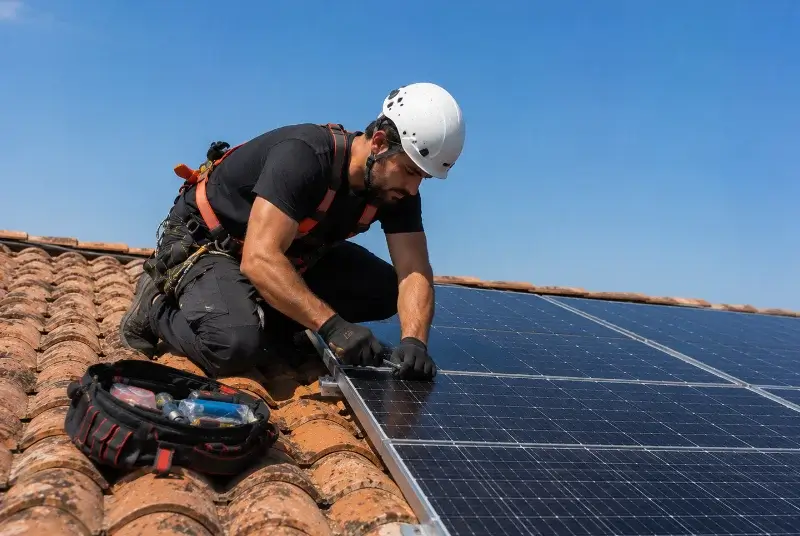 Maintenance et monitoring de panneaux solaires à Curnier