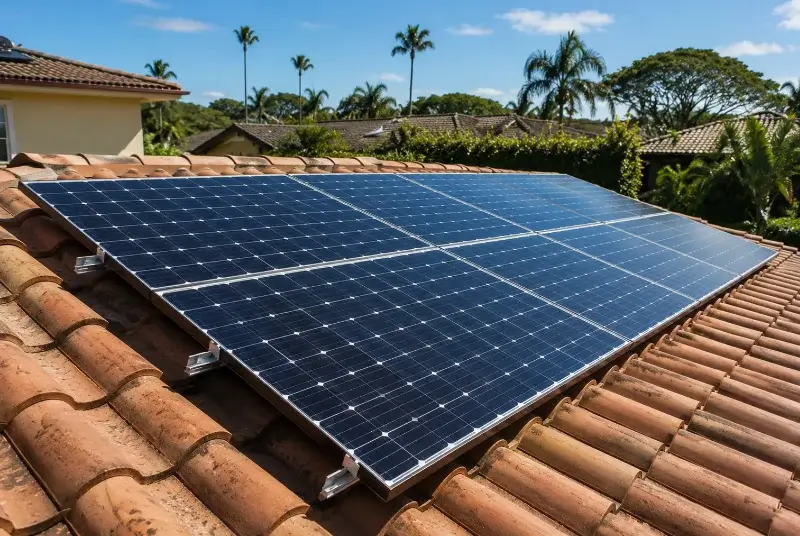 Installation de panneaux solaires à Curnier
